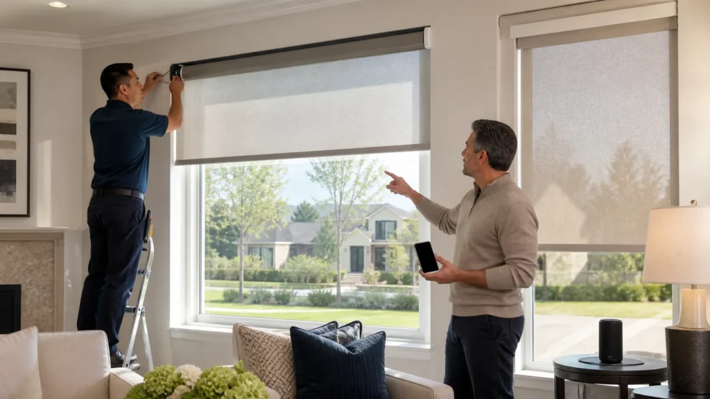 Sugar Land Smart-Home Motorized Shades: Alexa/Google/HomeKit, Wired vs. Battery